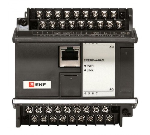 Модуль аналогового вывода EREMF 8 PRO-Logic (с поверкой)  EREMF-A-8AO-V  EKF