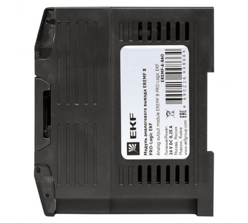 Модуль аналогового вывода EREMF 8 PRO-Logic (с поверкой)  EREMF-A-8AO-V  EKF