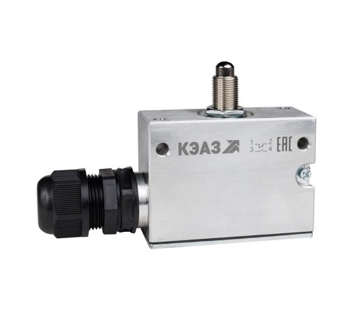 Микропереключатель МП-1202м/01 (толкатель шток крепление комбинированное не торцевое)  347467  КЭАЗ