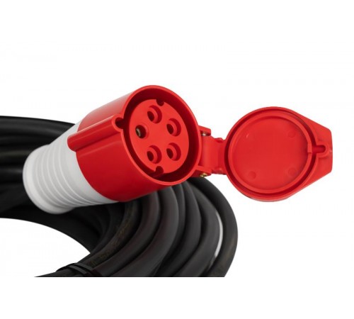 Удлинитель силовой IND380-U-1e-5x2,5-20m-IP44 на 380В в бухте 1 розетка CEE 5P 20м КГ 5х2,5 32A IP44  Б0057294  ЭРА