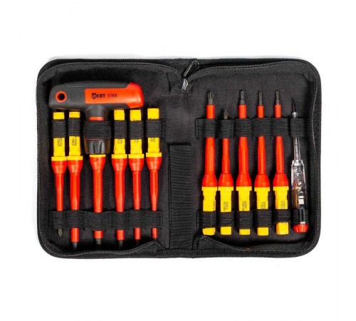 Набор диэлектр. отверток "Профи" НИО-4412-Т  87128  КВТ