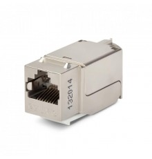 Вставка Keystone Jack KJNE-8P8C-C5e-90-SH-F-WH RJ-45(8P8C),кат.5e,экран.,110 IDC,зад.с пом.NE-TOOL,белая  46659  Hyperline