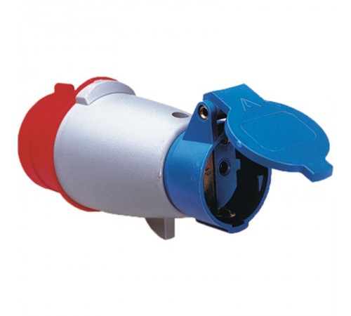 Адаптер 416SCHUKO, IEC/Schuko 16A, 3P+N+E, IP44  2CMA170195R1000  ABB