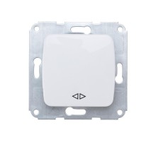 DEA Переключатель 1кл перекрест. с/у 10А мех. Бел  KR-78-0208  Kranz