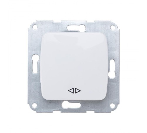 DEA Переключатель 1кл перекрест. с/у 10А мех. Бел  KR-78-0208  Kranz