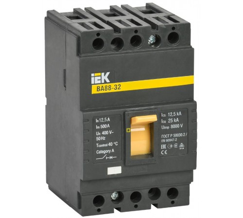 Авт. выкл. ВА88-32  3Р  12,5А  25кА    SVA10-3-0012  IEK