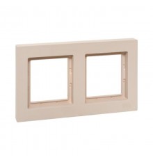 2 - местная рамка, IP44, кремовая, пластик Эпика  UP1-FPI-02-44 EKF