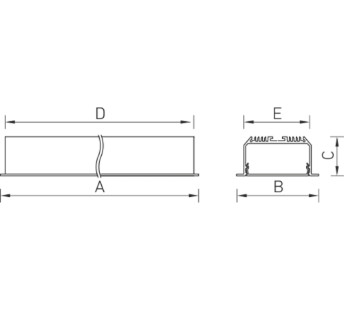 Комплект торцевых крышек PROFILE 60  2398000060  Световые Технологии