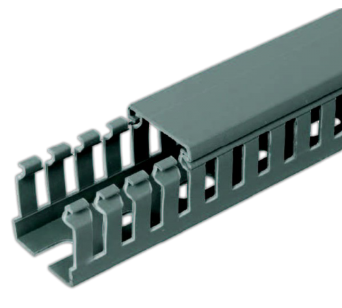 Кабель-канал (крышка + основание) Transcab - 40x80 мм - серый RAL 7030  636108  Legrand