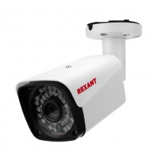 Цилиндрическая уличная камера AHD 2.0 Мп Full HD 1920x1080 (1080P), объектив 3.6 мм, ИК до 30 м  45-0139  Rexant