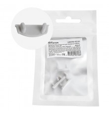 Заглушка без отверстия для профиля CAB264, LD370 (комплект 4шт) FERON  48245  FERON