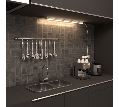 Светильник светодиодный TL линейный матовый 12W 4100K 888х24х38мм  130511212  Gauss