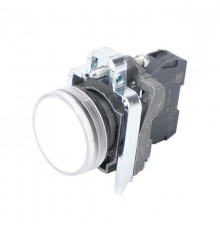 Сигнальная лампа в сборе модульная 22 мм белая 24В DC  SB4BVB1  SE