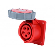 Розетка для скрытой проводки 3Р+РЕ+N 32А 380В IP67 РЩ-103  26275DEK  DEKraft