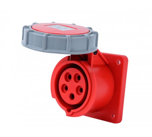 Розетка для скрытой проводки 3Р+РЕ+N 32А 380В IP67 РЩ-103  26275DEK  DEKraft