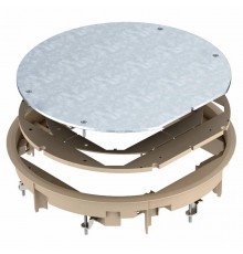 Лючок ревизионный ZESR9-2 U (люк напольный съемный, полиамид, бежевый)  7406807  OBO Bettermann