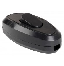 ВБ-01Ч Выключатель одноклавишный разборный для бра, черный   EVB10-K02-10  IEK