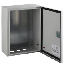 Щит с монтажной панелью металлический ЩМПг-04 IP54 (400х300х165) SIMPLE  Б0041666  ЭРА