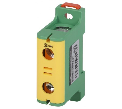 Клеммы силовые вводные КСВ  NO-224-130 (KE62.3) 16-95 мм желтая/зеленая "PE"  Б0065606  ЭРА