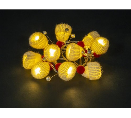 Гирлянда  95 051 NGF-D045-02 (рождественские шапочки WW)  95051  Navigator