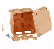 Коробка распределительная Тусо для о/п, 100х100х50мм не распр.горение HF  67050НГ  Рувинил