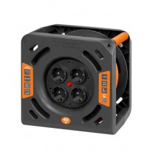 Удлинитель силовой на катушке ЛЮКС УКз16-004 (4 места/40м ПВС 3х1,5)  SQ1301-0835  TDM