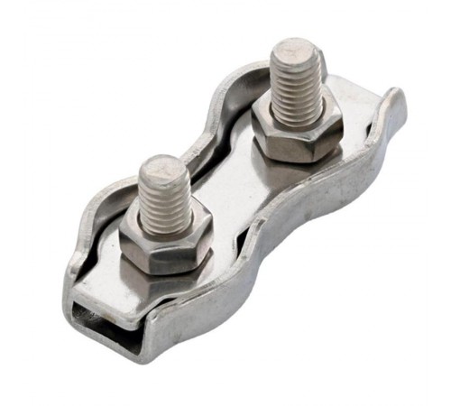 Зажим троса двойной D5мм Duplex (100шт/уп)  PR08.3890  Промрукав