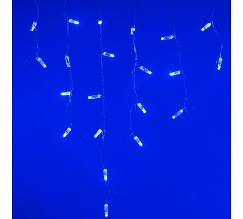 Светодиодная гирлянда ARD-EDGE-CLASSIC-2400x600-CLEAR-88LED-STD BLUE (230V, 6W)  026006  Arlight