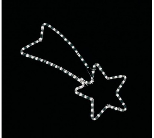 Фигура световая  "комета" белый, LT008   2м диодов , 64*29см, IP44  26706  FERON