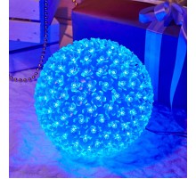 Шар светодиодный 220V, диаметр 20 см, 200 светодиодов, цвет синий  501-607  NEON-NIGHT