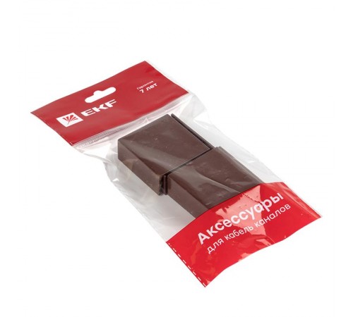 Соединитель (40х16) (4 шт) Plast EKF PROxima  под темное дерево    cond-40-16x4   EKF 