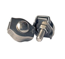 Зажим для троса Simplex 4 мм (1 шт) - пакет ( 0,014 кг)  126601  Tech-KREP