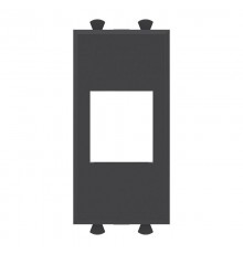 Адаптер без шторки для Keystone, "Avanti", "Черный матовый", 1 модуль  4412211  DKC