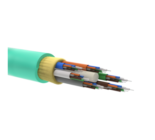 Кабель волоконно-оптический MB ОМ3,50/125 мкм,24 волокна в буферном покрытии, безгелевые микротрубки  RNMBIN50324LSAQ  DKC
