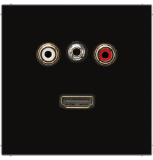 2x Cinch Audio (RCA) / Stereo разъем (TRS 3.5 mm) / HDMI MALS1082SW Jung