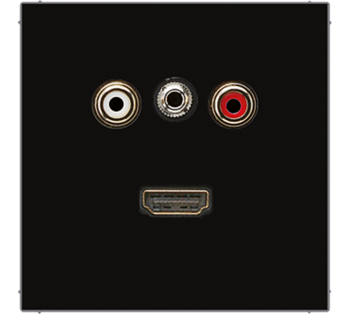 2x Cinch Audio (RCA) / Stereo разъем (TRS 3.5 mm) / HDMI MALS1082SW Jung