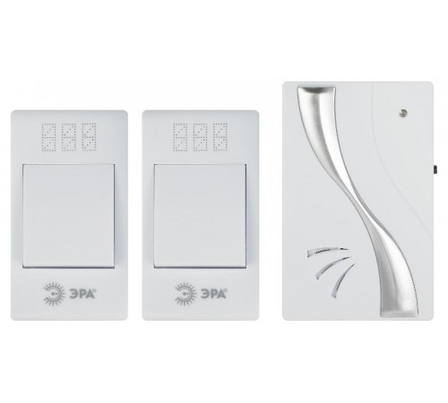 Звонок  ЭРА TWIN-B беспроводной  Б0019877  ЭРА