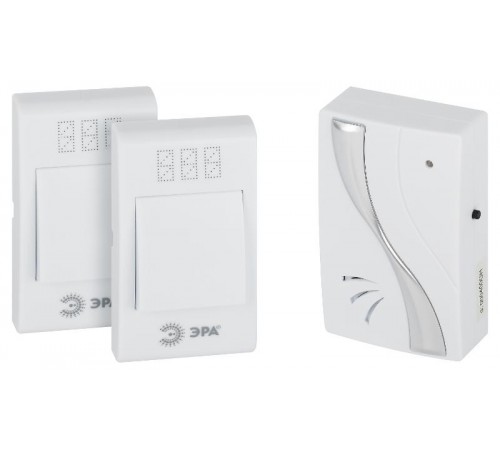 Звонок  ЭРА TWIN-B беспроводной  Б0019877  ЭРА