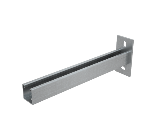 Cтрат-консоль одиночная усиленная 41х41 L900 s:2,5 мм  KSSU41-900  КМ-профиль