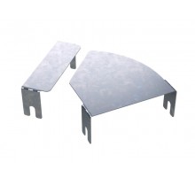 Крышка на горизонтальный изменяемый угол СРО 0-45град. 100, 1,5 мм  SKVM100  DKC