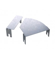 Крышка на горизонтальный изменяемый угол СРО 0-45град. 100, 1,2 мм  SKVN100  DKC