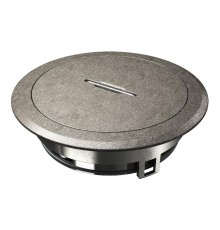 Лючок GES R2T пылевлагостойкий IP66, IK10, нагрузка 2039 кг, 40х140 мм (металл оксидированный) тубус  7408859  OBO Bettermann