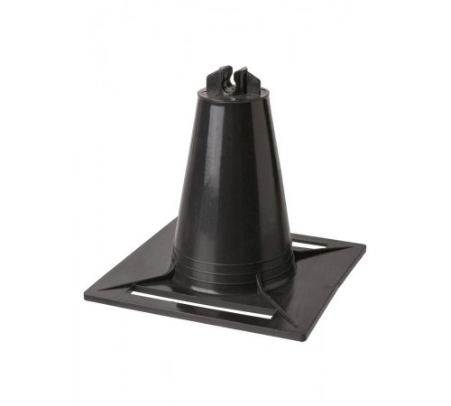 Держатель для плоской кровли универс. 120х120х100 мм c 1 фиксатором для прута 8 мм, без бетона,   SQ2402-3089  TDM