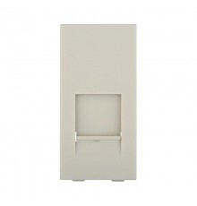 Накладка для розетки телефонной, компьютерной RJ, 45х22,5 мм (бежевый) LK45  853101  Ecoplast