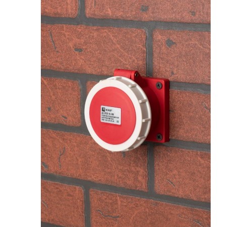 Розетка стационарная внутренняя 3152 3Р+РЕ+N 16А 380В IP67 EKF PROxima  ps-3152-16-380  EKF