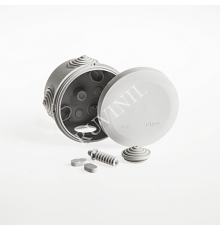 Коробка распределительная для о/п, D=72мм, Н=50мм (св.серая) для быстрого монтажа  67021  Рувинил