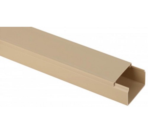 Кабель-канал "РУВИНИЛ" 60х40х2000мм (бежевый)  РКК-60х40-БЖ  Рувинил