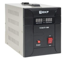 Стабилизатор напряжения электронный напольного исполнения модернизированый TITAN -ТF-1500  stab-TF-1500 EKF