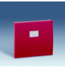 Simon 44 Aqua Клавиша декоративная сменная для выключателя одноклавишного с подсветкой, S44 Aqua, красный  4400010-037  Simon