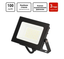 Прожектор светодиодный уличный  PRO LPR-062-0-65K-030 30Вт 6500К 3000лм IP65 призма   Б0064687  ЭРА